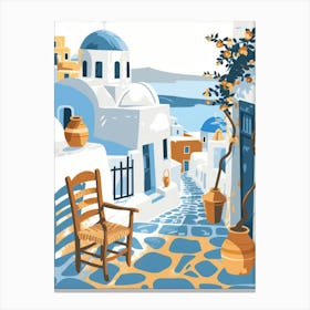 Greek Village 6 Canvas Print