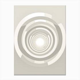 Abstract Background With A Spiral Canvas Print