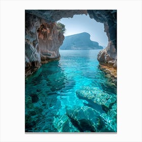 Cave In Crete Canvas Print