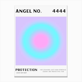 Angel Number 444 Protection Canvas Print