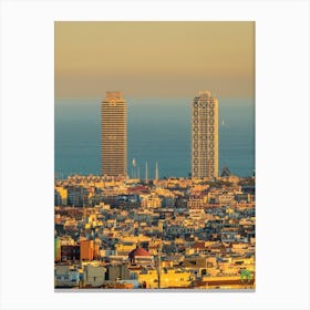 Barcelona Cityscape 20191025 10pub Canvas Print