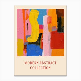 Modern Abstract Collection Poster 72 Canvas Print