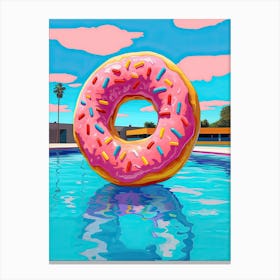 Colour Pop Donuts 6 Canvas Print
