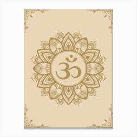 Aum symbol Canvas Print