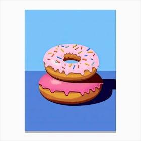 Donuts Illustration Canvas Print