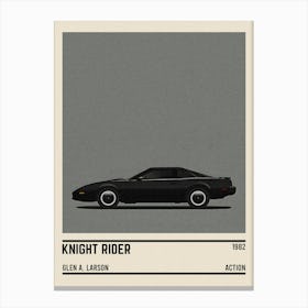 Knight Rider Tv Series Car Canvas Print