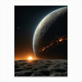 Moonscape 1 Canvas Print