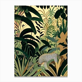 Jungle Patterns 2 Rousseau Inspired Canvas Print
