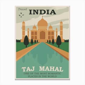 India Travel Canvas Print