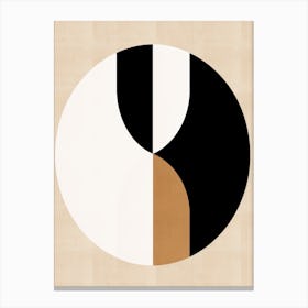 Bauhaus Tapestry: Abstract Geometry Unleashed Canvas Print
