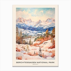 Berchtesgaden National Park Germany 2 Poster Canvas Print