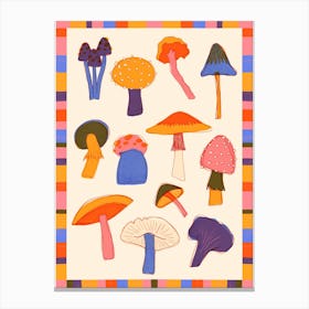 Mushrooms Canvas Print