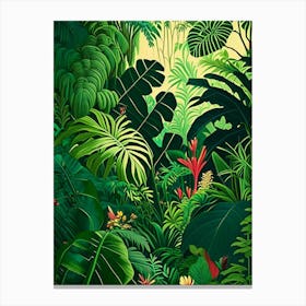 Majestic Jungle 6 Botanical Canvas Print