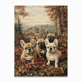 French Bulldog Tapestry 2 Canvas Print