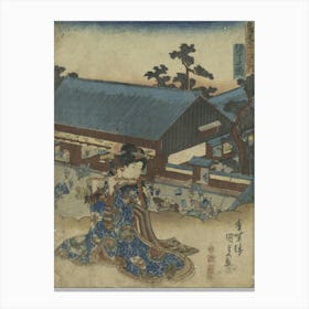 Saka No Shita No Zu Canvas Print