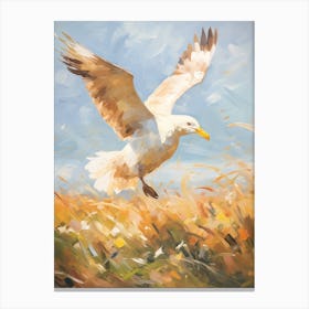Bird Painting Albatross 3 Canvas Print