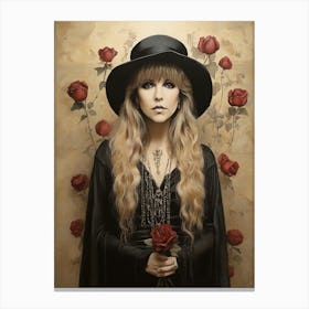 Stevie Nicks Hallway Art Print 0 Canvas Print