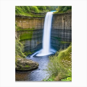 Sgwd Yr Eira, United Kingdom Majestic, Beautiful & Classic (2) Canvas Print