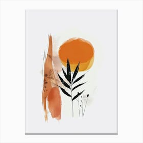 Abstract Painting, Boho, Minimalism Canvas Print