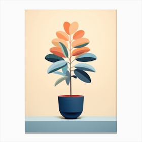 Seamless Potted Plant 1 Canvas Print