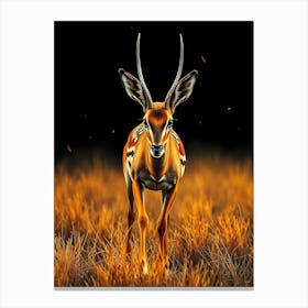 Wild Animal Creative Portrait 134 Canvas Print