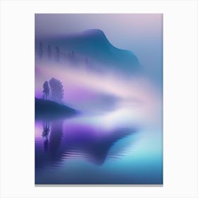 Fog, Waterscape Holographic 1 Canvas Print