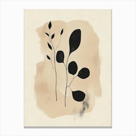 Leaves And Branches Canvas Print