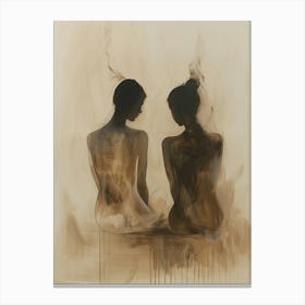 Two Nudes 1 Canvas Print