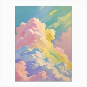 Rainbow Clouds no1 1 Canvas Print