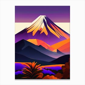 Bromo Tengger Semeru National Park Indonesia Pop Matisse Canvas Print