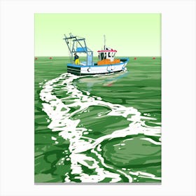 Oyster Trawler Canvas Print
