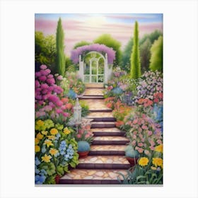 Garden Path 1 Canvas Print