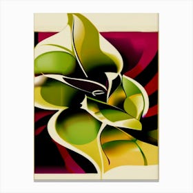 Colorful Unfurling Flower Canvas Print