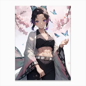 Demon Slayer Shinobu Kocho (60) 1 Canvas Print