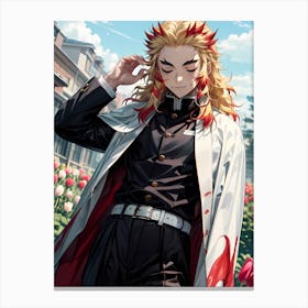 Demon Slayer Kyojuro Rengoku (31) 1 Canvas Print