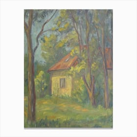 House In The Woods 3 Canvas Print