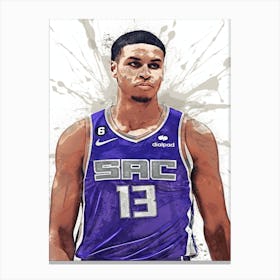 Keegan Murray Sacramento Kings Canvas Print