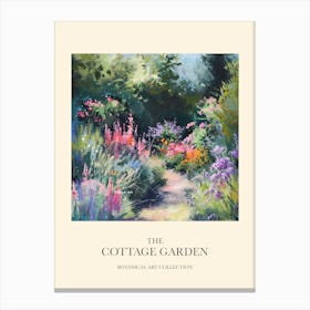 Cottage Garden Poster English Oasis 1 Canvas Print
