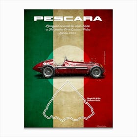 Pescara, Alfa Romeo Vintage Canvas Print