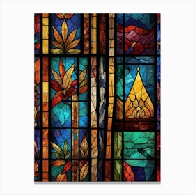 Stained Glass Window 2 Canvas Print