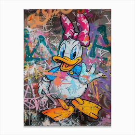 Duck Collabration Louis Vuitton Canvas Print