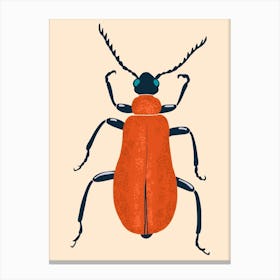 Tropical Bug Art Canvas Print