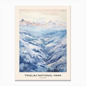 Triglav National Park Slovenia 3 Poster Canvas Print