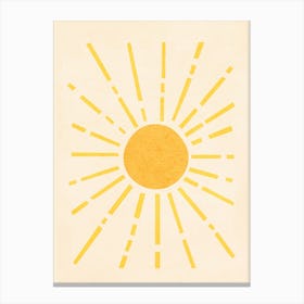 Sun 1 Canvas Print