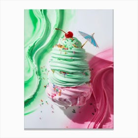 Ice Cream Sundae 1 Canvas Print