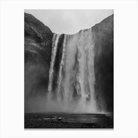 Waterfall In Iceland 2 Canvas Print