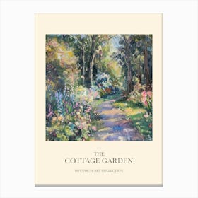 Cottage Garden Poster English Oasis 10 Canvas Print