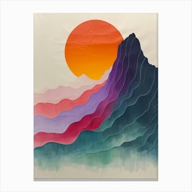 Sunset Mountain 2 Canvas Print