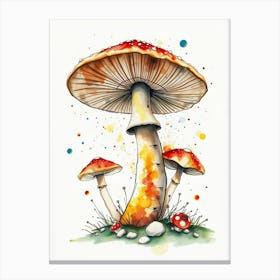 Mushroom Painting 1 Canvas Print