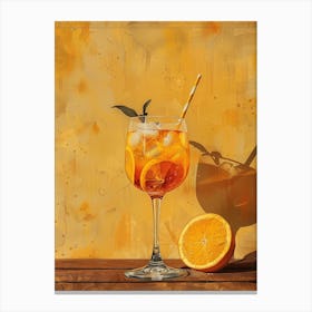 Aperol Spritz Art Print 50 Canvas Print